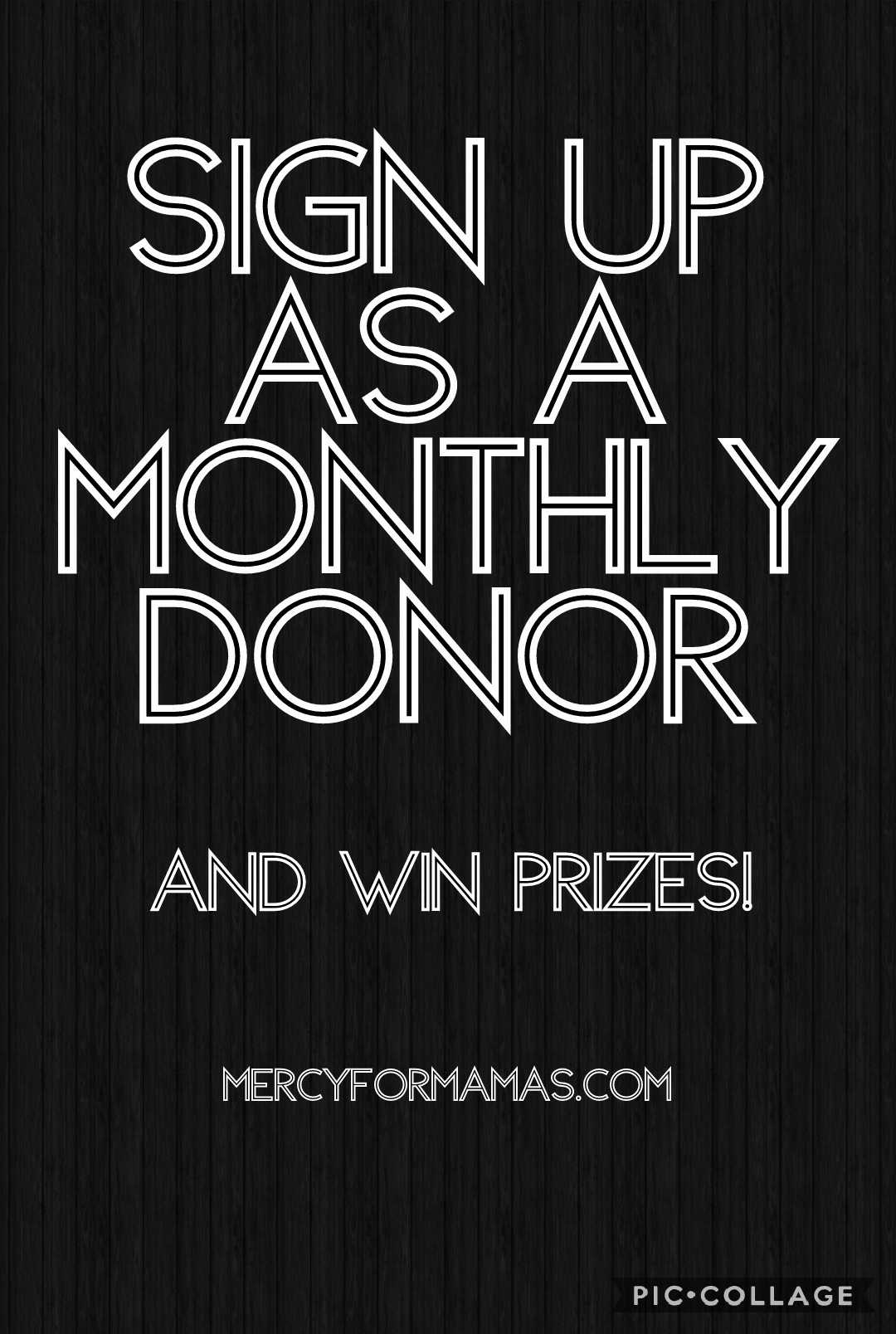 Mercy for MamasBe A Monthly Donor - Mercy for Mamas